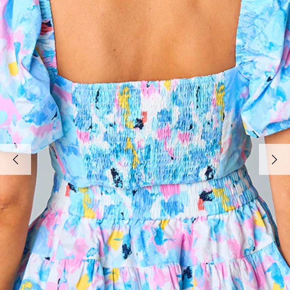 BuddyLove 2 piece top skirt set medium